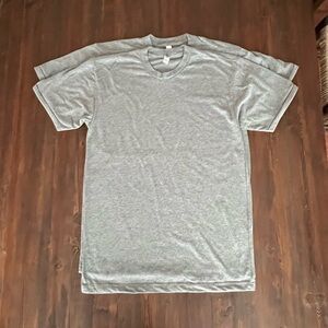 America Apparel Grey tri-blend Guildan/AA circa 2022 Medium 2pack